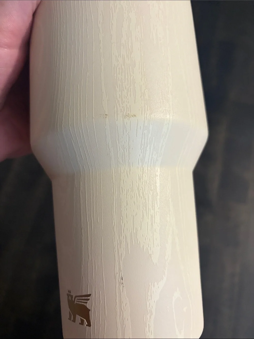 Stanley Cream Wood Grain & Gold Flip Top 40 Ounce Tumbler - Picture 5 of 7
